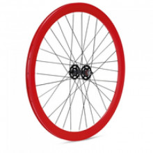 RUEDA FIXED 42mm ROJO BUJE NEGRO DEL