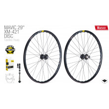 RUEDA GURPIL 29" XM-421 DISC+BUJE RODAMIENTOS TUBELESS READY